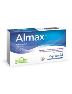 Almax 500 mg 24 Tabletas Masticables