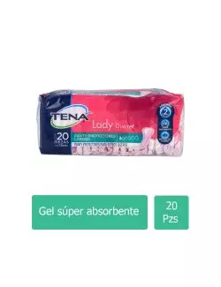 Panty Protectores Largos Tena Lady Discret Paquete Con 20 Piezas