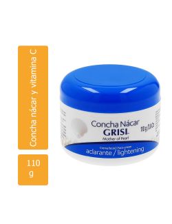 Crema Facial Grisi Concha Nácar Tarro Con 110 g
