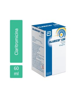 FRM-Klaricid 12H 125mg/5mL Caja Con Frasco Granulado Para 60mL -RX2