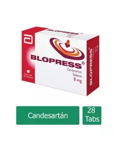 Blopress 8 mg Caja Con 28 Tabletas