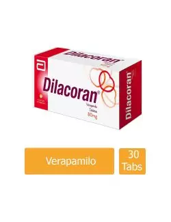 Dilacoran 80 mg Caja Con 30 Tabletas