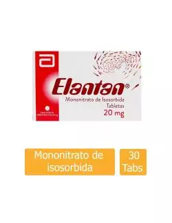 Elantan 20 mg Caja Con 30 Tabletas