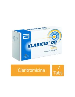 FRM-Klaricid OD 500 mg Caja Con 7 Tabletas -RX2