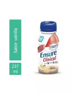 FRM-Ensure Clinical Envase Con 237 mL Sabor Vainilla