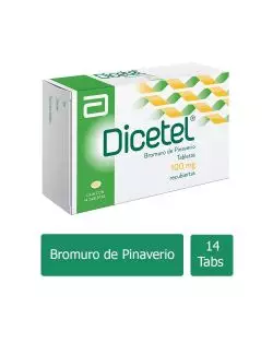 FRM-Dicetel 100 mg Caja Con 14 Tabletas Recubiertas