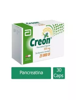 Creon 300 mg Caja Con 30 Cápsulas 25000 UI