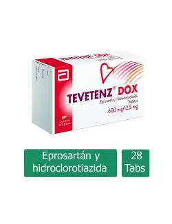 Tevetenz Dox 600 mg/ 12.5 mg Caja Con 28 Tabletas