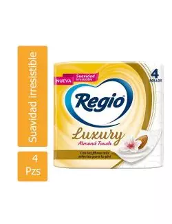 Regio Luxury Almond Touch Paquete Con 4 Rollos