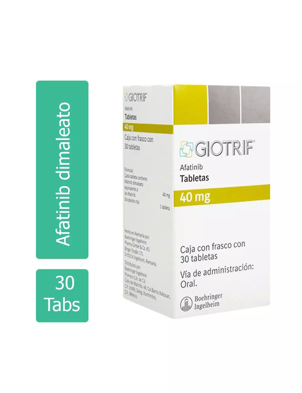GIOTRIF® 40 mg (Afatinib) - 30 Tabletas - Boehringer Ingelheim