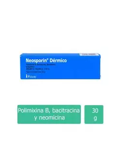 Neosporin Dérmico 500,000U/40,000U/0.35g Caja Con Tubo Con 30 g