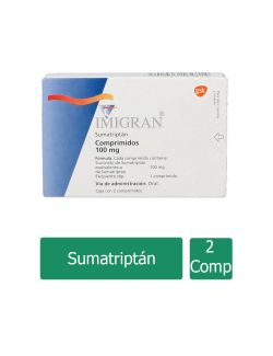Imigran 100 mg Caja Con 2 Comprimidos