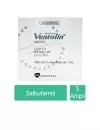 Ventolin 0.5 mg/mL Caja Con 5 Ampolletas De 1mL