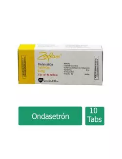 Zofran® 8 mg (Ondansetrón) - 10 Tabletas - GlaxoSmithKline