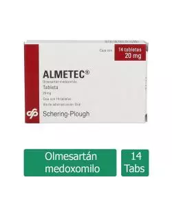 Almetec 20 mg Caja Con 14 Tabletas