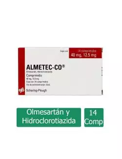 Almetec Co 40 mg/12.5 mg Caja Con 14 Comprimidos