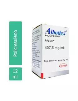 Albothyl Solución 407.5mg/mL Caja Con Frasco Con 12mL