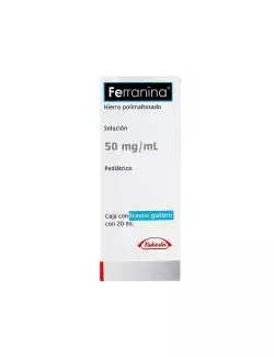 Ferranina Solución 5 g / 100 mL Caja Con Frasco Gotero Con 20 mL