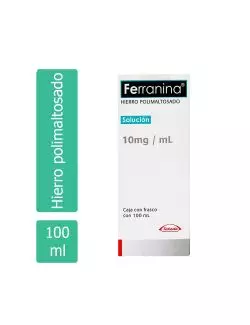 Ferranina Solución 1 g / 100 mL Caja Con Frasco Con 100 mL