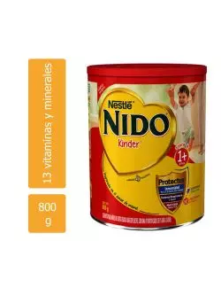 Nido Kinder 1 a 3 años Lata Con 800 g De Leche En Polvo