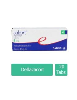 Calcort 6 mg Caja Con 20 Tabletas
