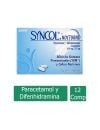 Syncol Nocturno 650 mg/25 mg 12 Comprimidos