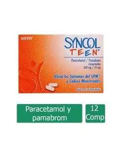 Syncol Teen 500 mg/25 mg 12 Comprimidos