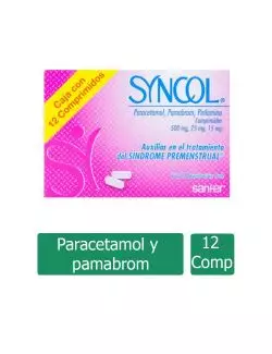 Syncol 500 mg/25 mg/15 mg 12 Comprimidos