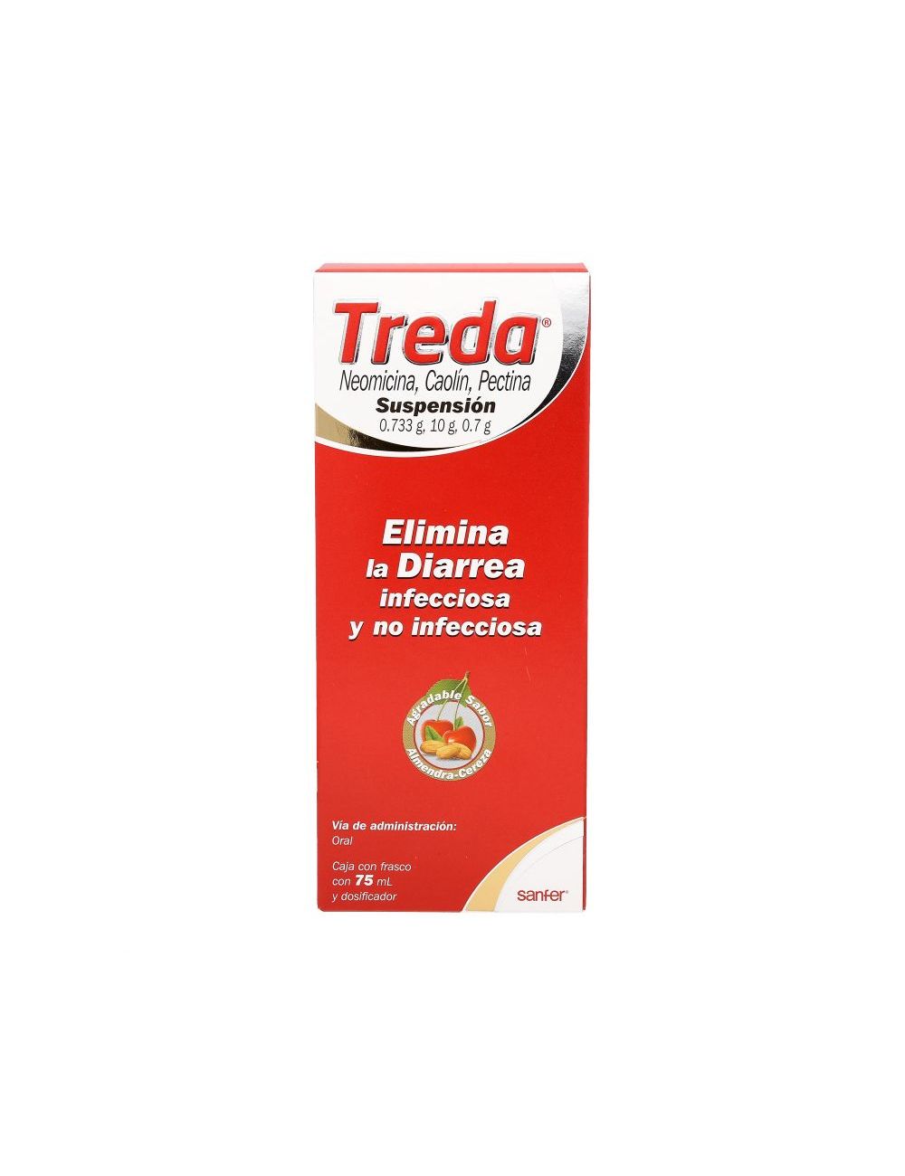 Treda Caja Con Un Frasco Con 75 mL