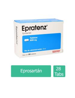 Epratenz 600 mg Caja Con 28 Tabletas