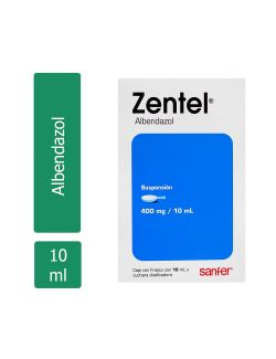 Zentel 400 mg Caja Con Frasco 10 mL