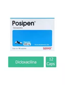 Posipen 500 mg Caja Con 12 Cápsulas - RX2