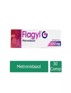 Flagyl 500 mg Caja Con 30 Comprimidos