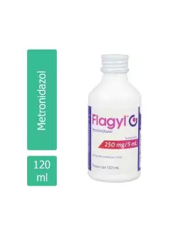 Flagyl Suspensión 250mg/5mL Frasco Con 120mL