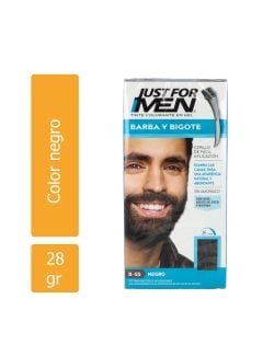 Tinte Colorante Para Barba y Bigote Just For Men Color Negro