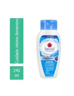 Benzal Cuidado pH Wash Shampoo Intimo Botella Con 240mL