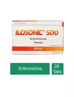 ilosone 500 mg Caja Con 20 Tabletas - RX2