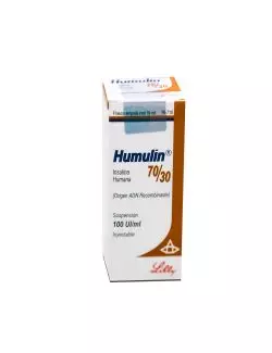 Humulin 70 / 30 Solución Inyectable 100 UI / mL Frasco Ámpula Con 10 mL  RX3