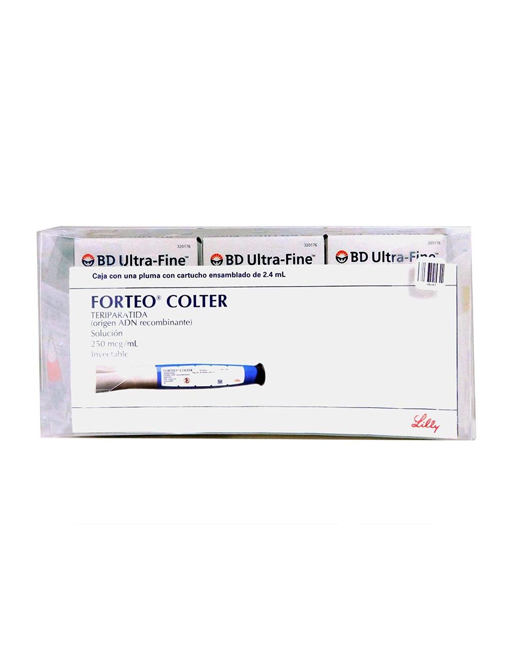 Forteo Colter Solución Inyectable 250 mcg / mL Caja Con Pluma De 2.4 mL - RX3