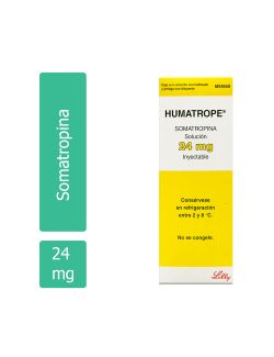 Humatrope 24 mg Cartucho Con Polvo Liofilizado y Jeringa Con Diluyente - RX3