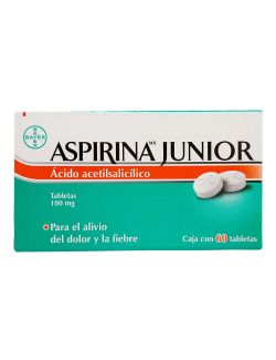 Aspirina Junior 100 mg 60 Tabletas