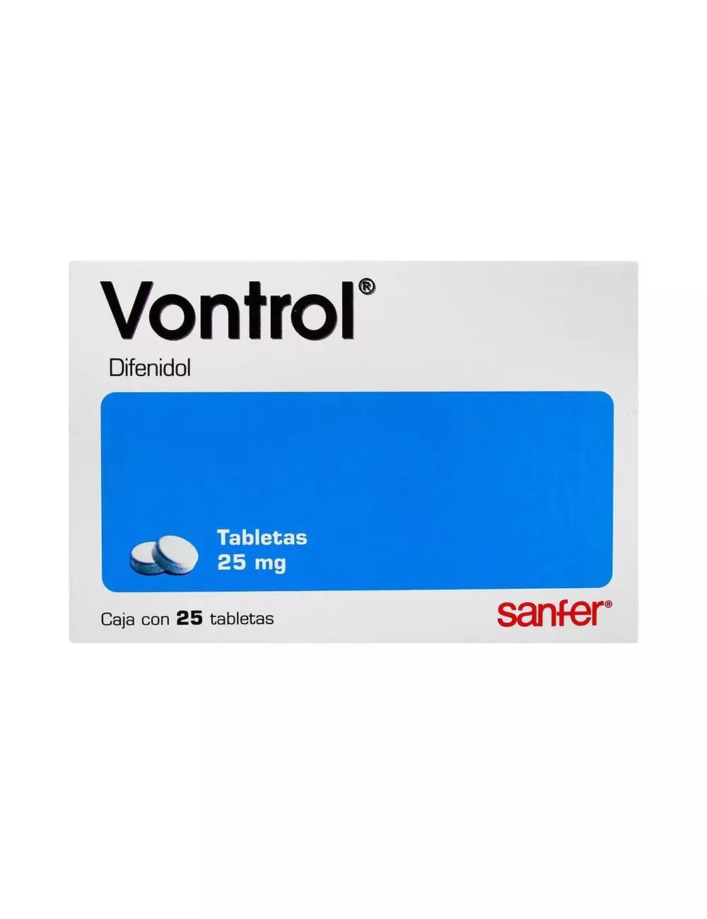 Vontrol 25 mg Caja Con 25 Tabletas