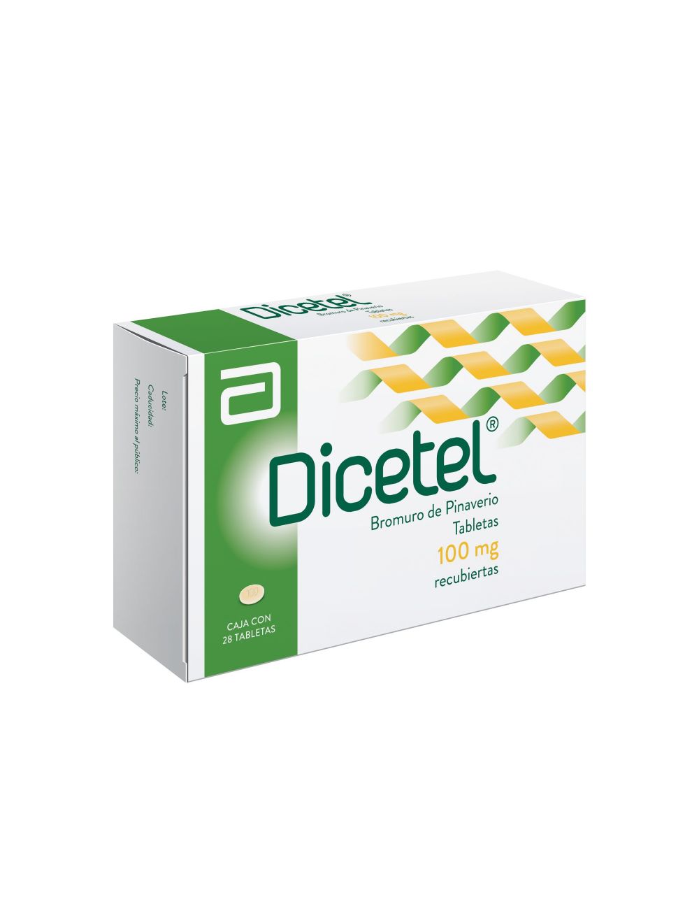FRM-Dicetel 100 mg Caja Con 28 Tabletas