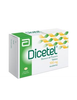 FRM-Dicetel 100 mg Caja Con 14 Tabletas Recubiertas