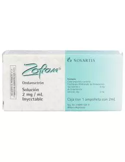 Zofrán Solución 2mg/mL Caja Con 1 Ampolleta Con 2mL