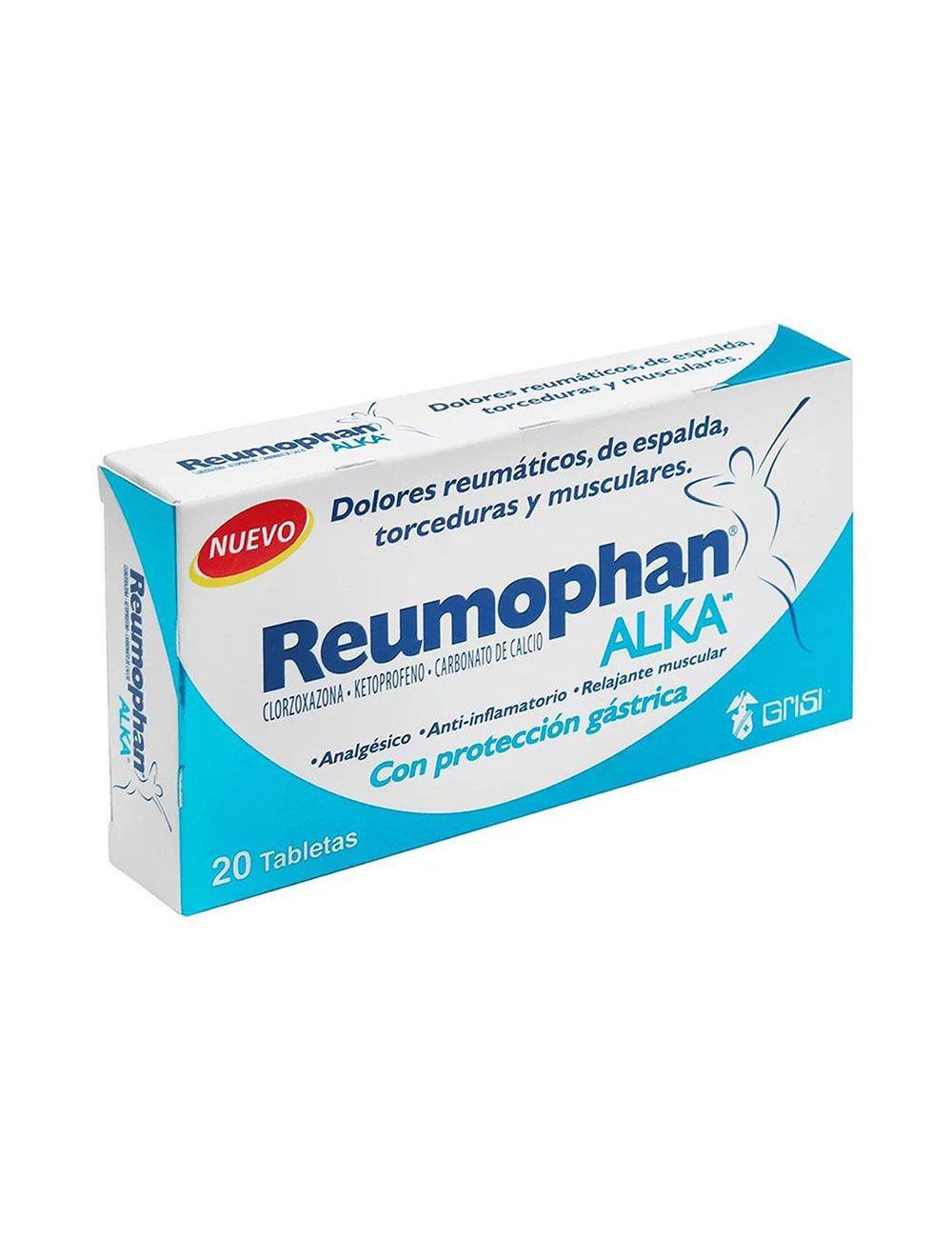 Reumophan Alka 125/25/725 mg Caja con 20 tabletas