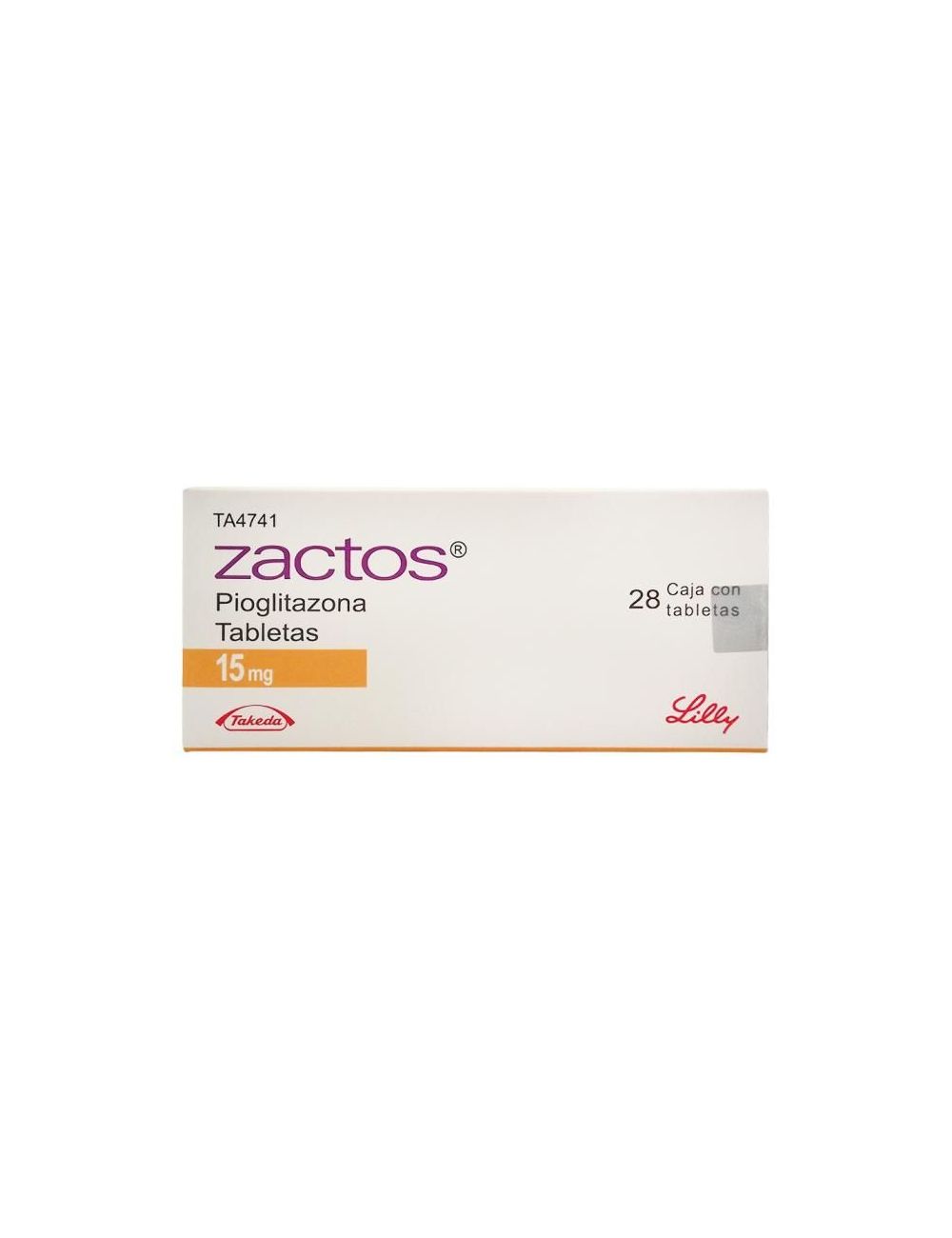 Zactos 15 mg Caja Con 28 Tabletas