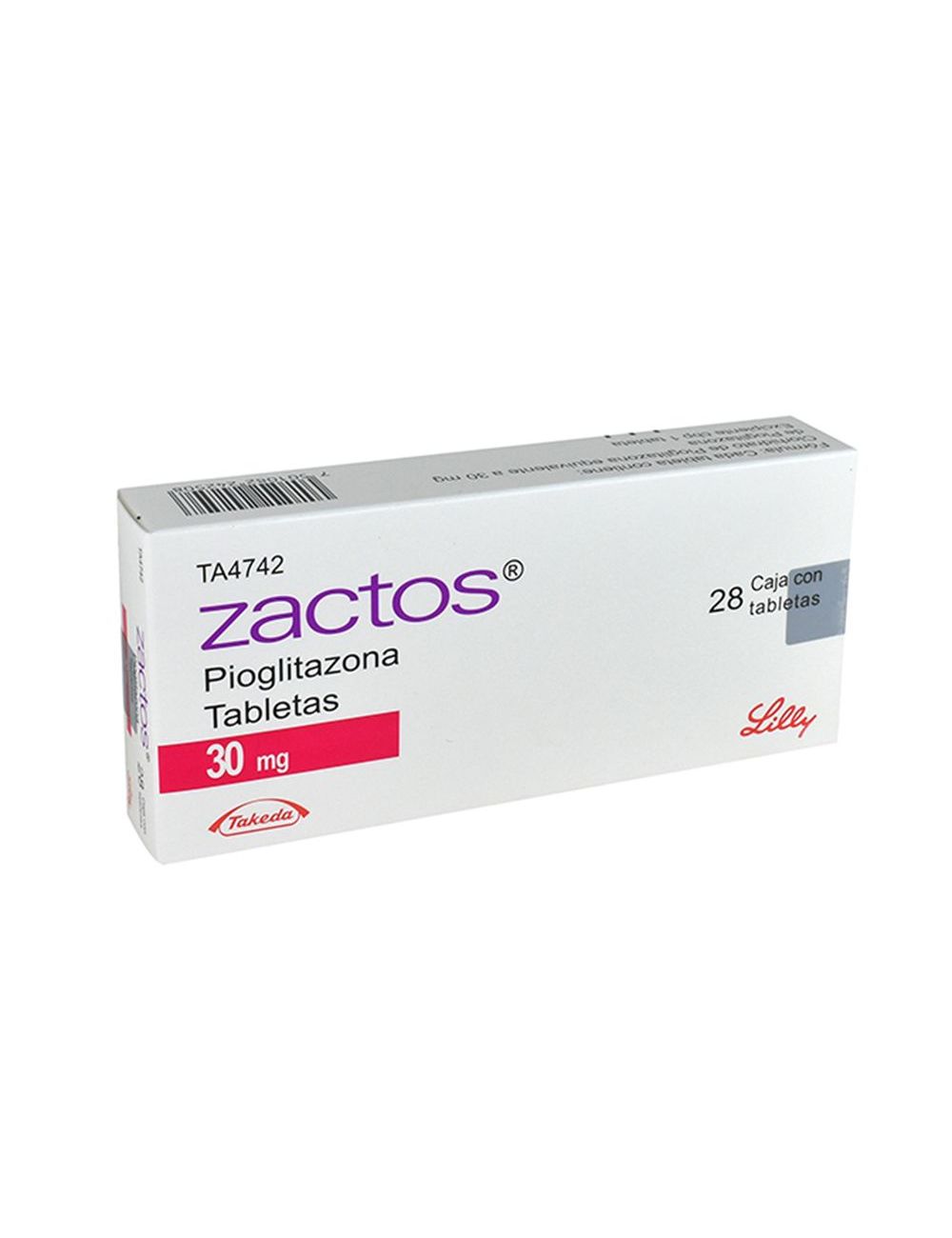 Zactos 30 mg Caja Con 28 Tabletas