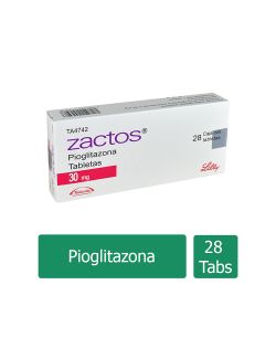 Zactos 30 mg Caja Con 28 Tabletas