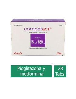 Competact 15 mg /850 mg Caja Con 28 Tabletas